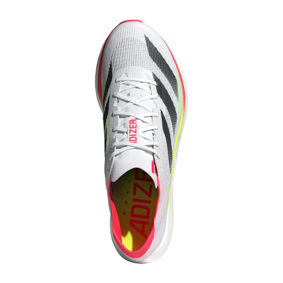 adidas Men's Adizero Takumi Sen 10 Cloud White/Core Black/Lucid Red