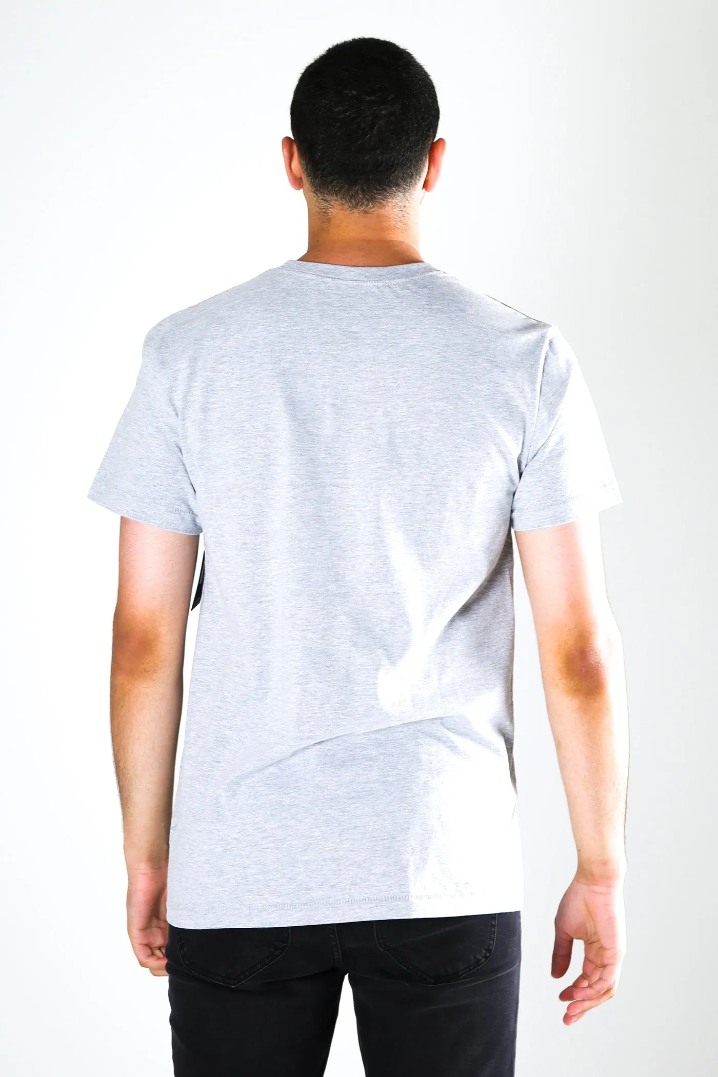 Alpha Shield Short Sleeve Tee Heather Grey