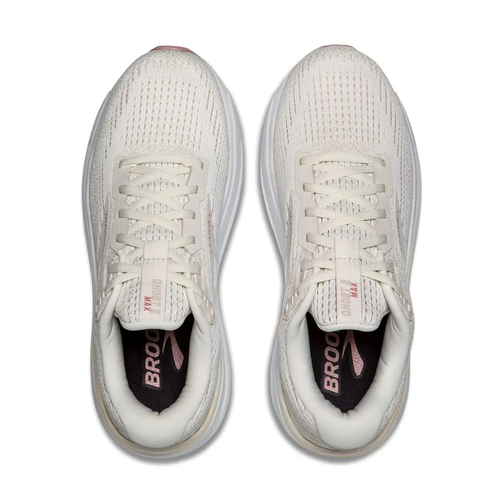 BROOKS GHOST MAX 2 COCONUT MILK/GRAY/ZEPHYR - WOMENS