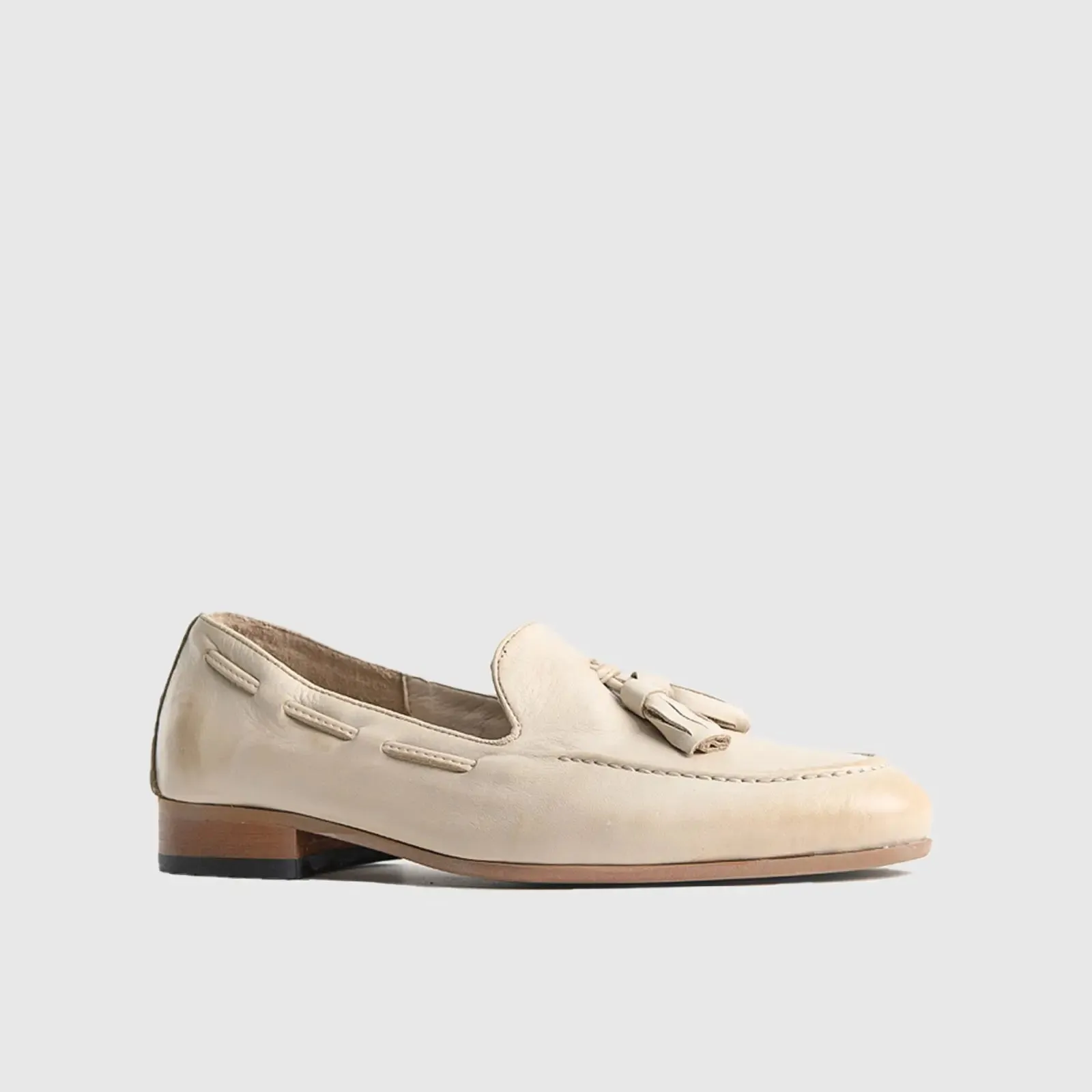Bulletti Casual Slip On Loafers - 002 Beige