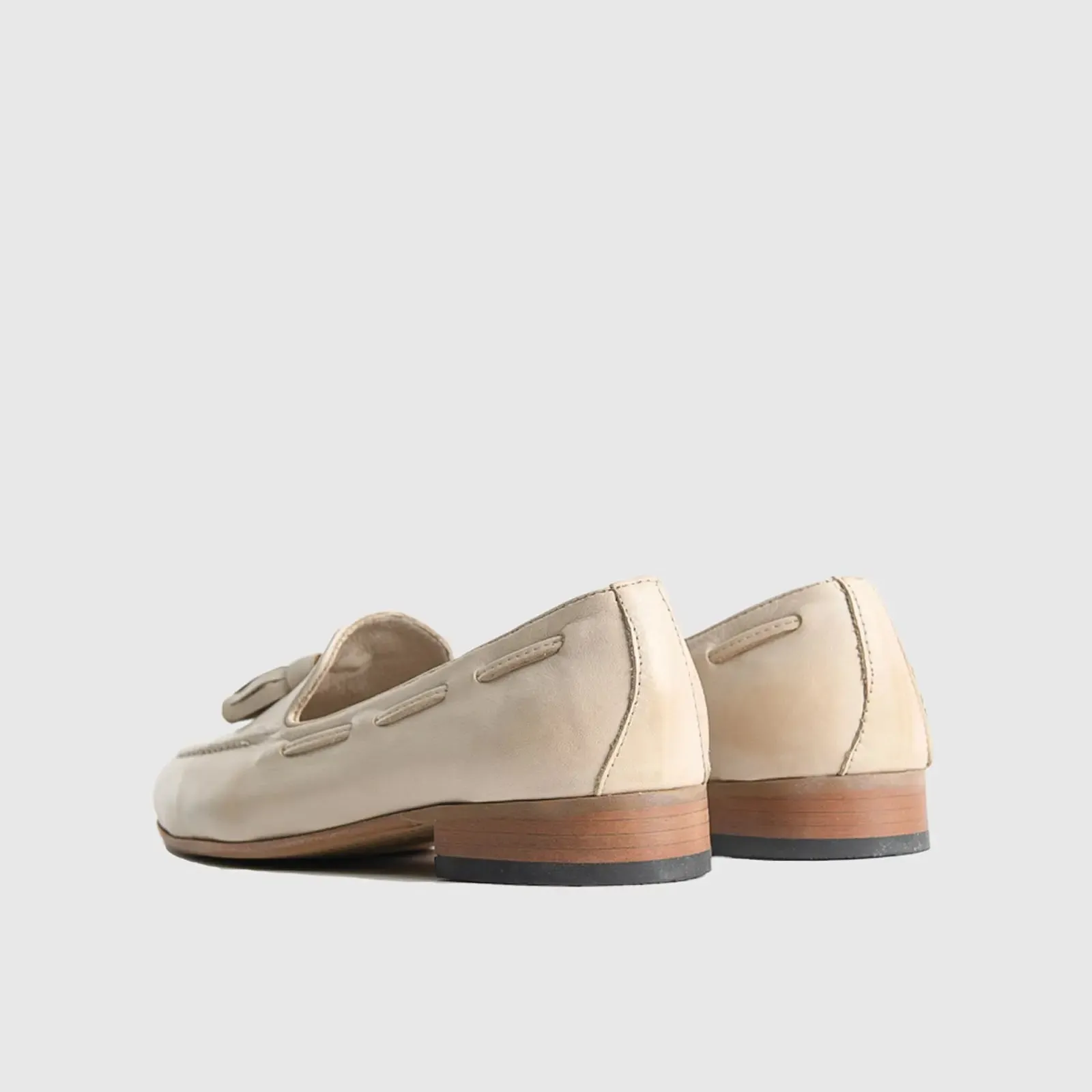 Bulletti Casual Slip On Loafers - 002 Beige