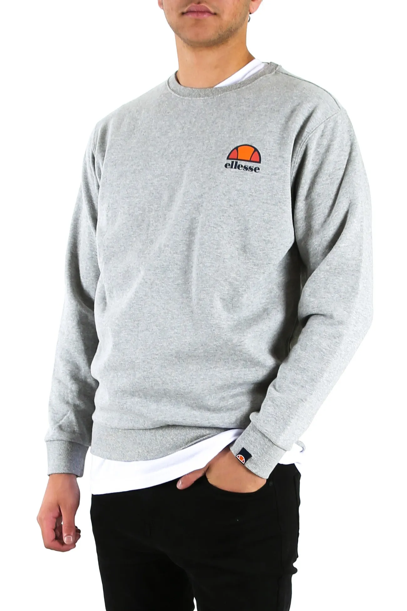 Diveria Crew Sweatshirt Grey Marle