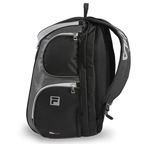 Fila Ultimate Tennis with Shoe Pocket, Black/Grey