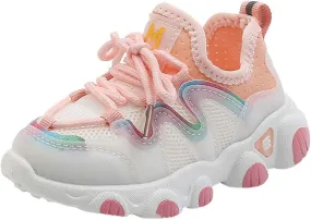 Girls Boys Shoes Kids Sneakers Lace-up Tennis Running Shoes Casual Lightweight Breathable Classic Boys Shoes Size 11
