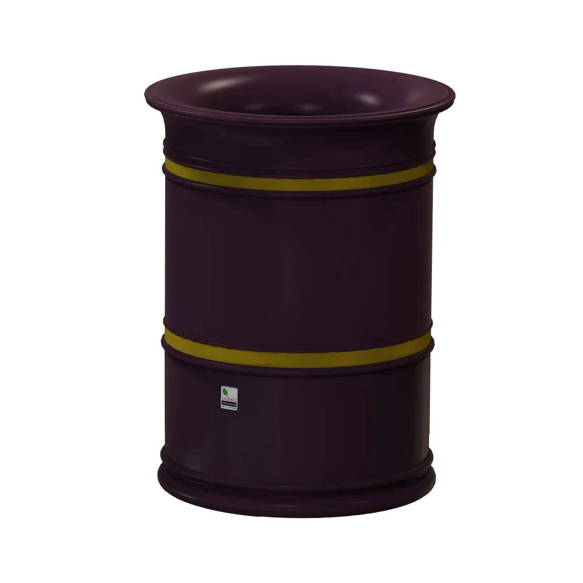 Heritage Round Open Top Litter Bin - 100 Litre