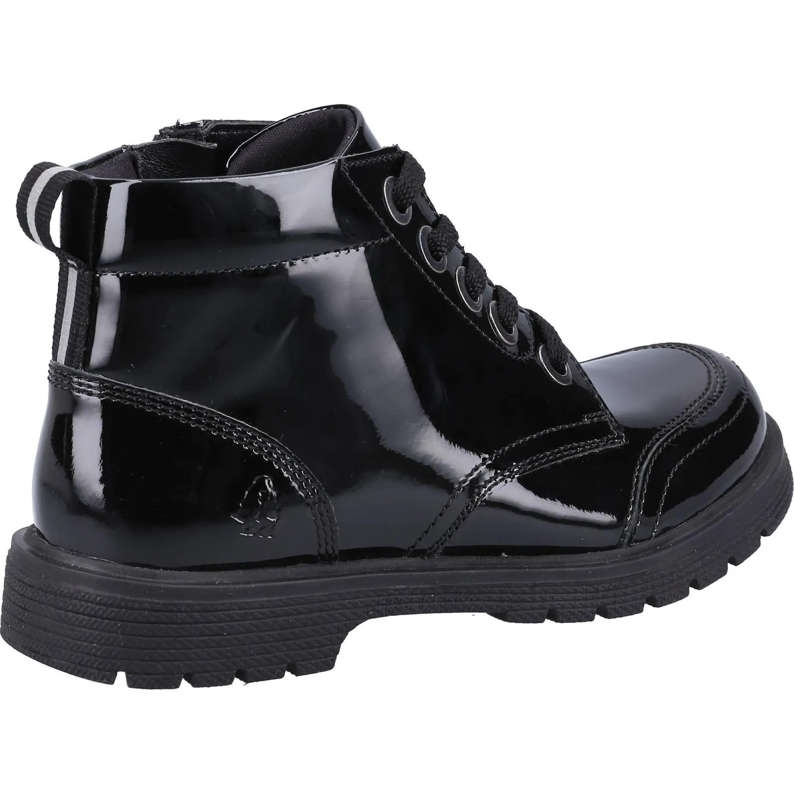 Hush Puppies Jolie Patent JNR Chelsea Shoes