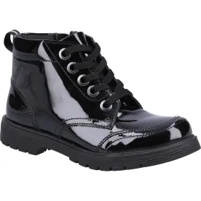 Hush Puppies Jolie Patent JNR Chelsea Shoes