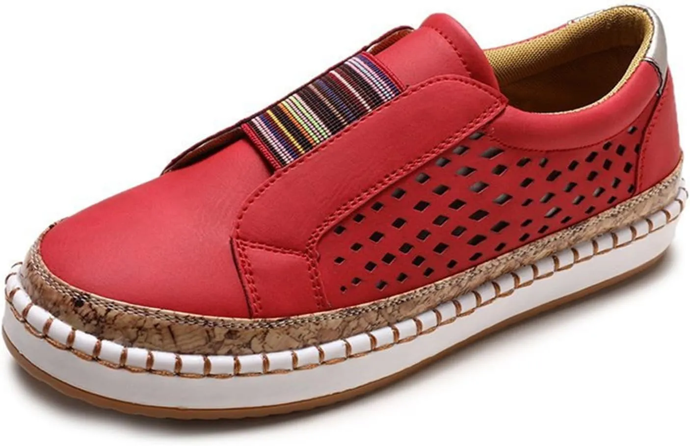 Ladmiple Womens Shoes Dressy Casual Loafers Slip on Fashion Canvas Sneakers Low Top Fashion Comfortable Walking Shoes