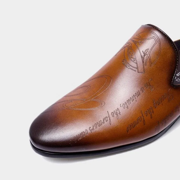 Luxe Serpatura Slip-On Loafers