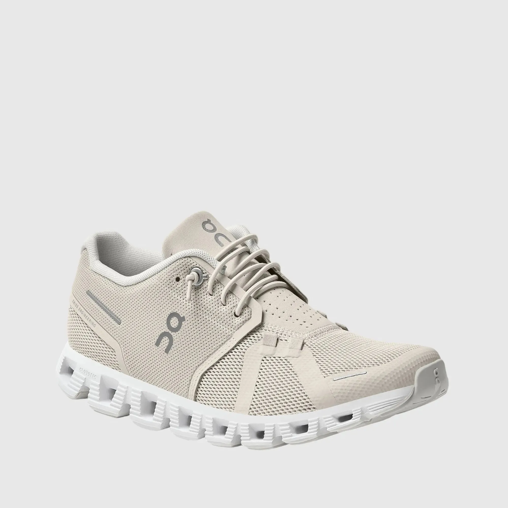 On Women's Cloud 5 Pearl White