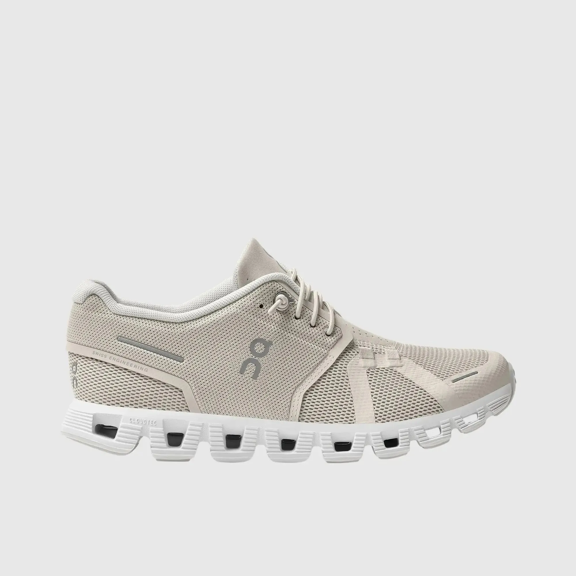 On Women's Cloud 5 Pearl White