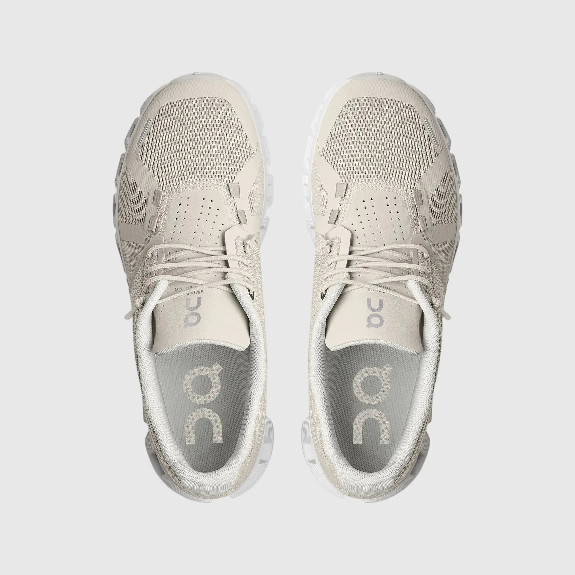 On Women's Cloud 5 Pearl White