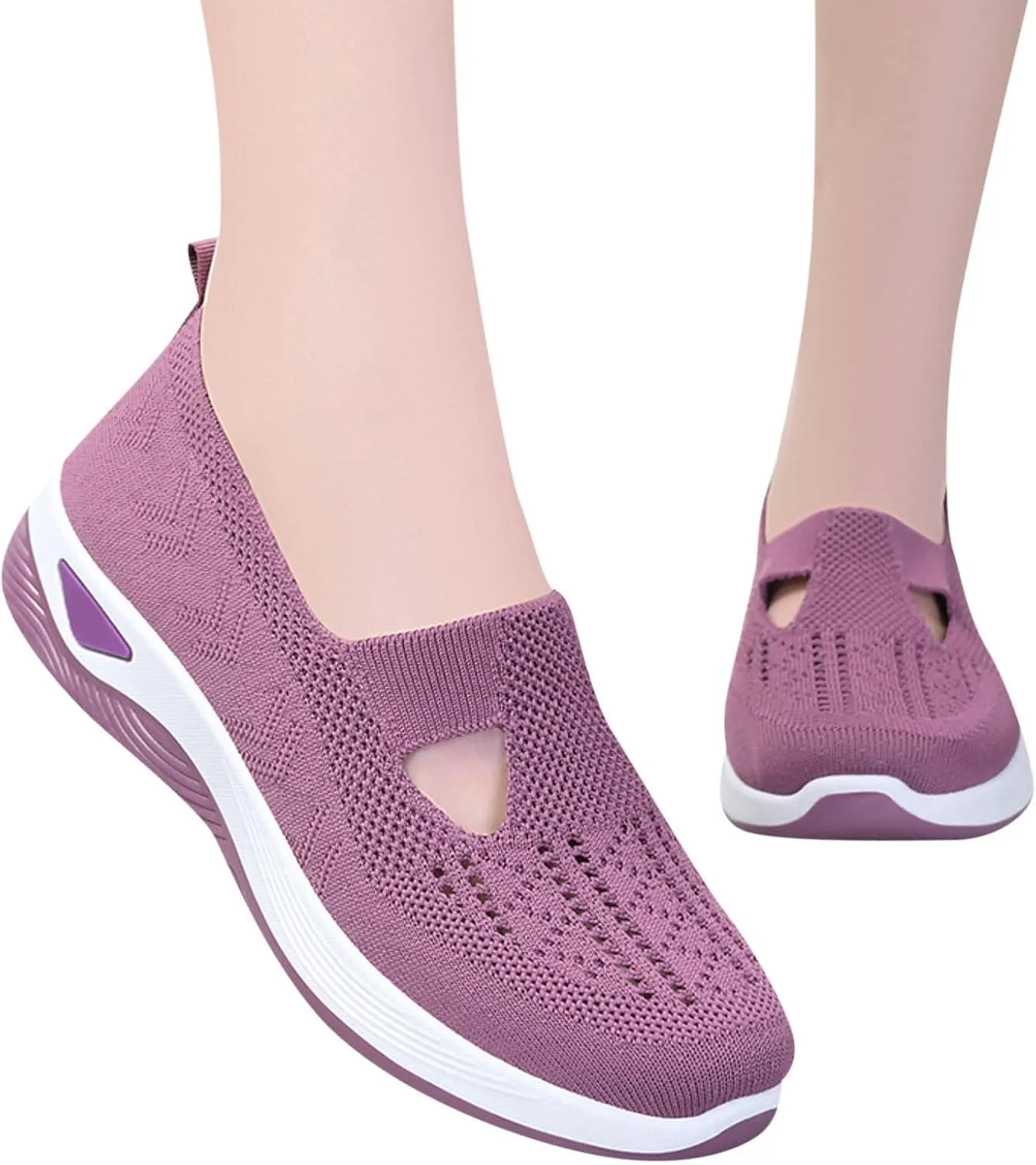 Orthopedic Shoes for Women Breathable Soft Slip On Mens Dress Shoes Casual Casual Shoes Trendy Women's Fashion Sneakers White Tennis Shoe Loafers Shoe