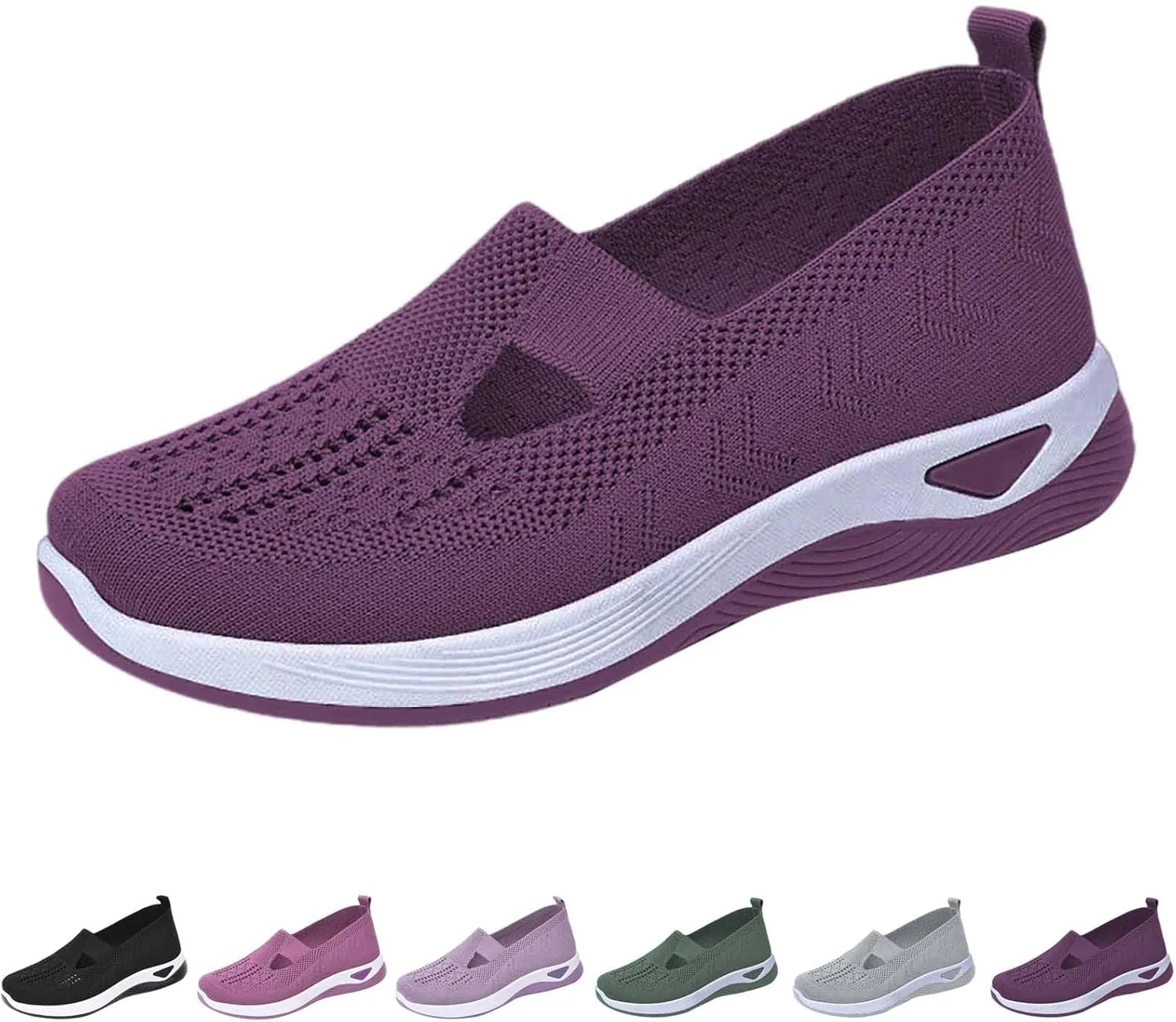 Orthopedic Shoes for Women Breathable Soft Slip On Mens Dress Shoes Casual Casual Shoes Trendy Women's Fashion Sneakers White Tennis Shoe Loafers Shoe