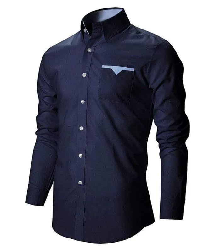 Pocket design white shirt