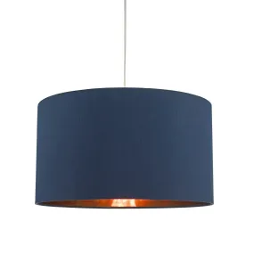 Timon Easy Fit Blue & Copper