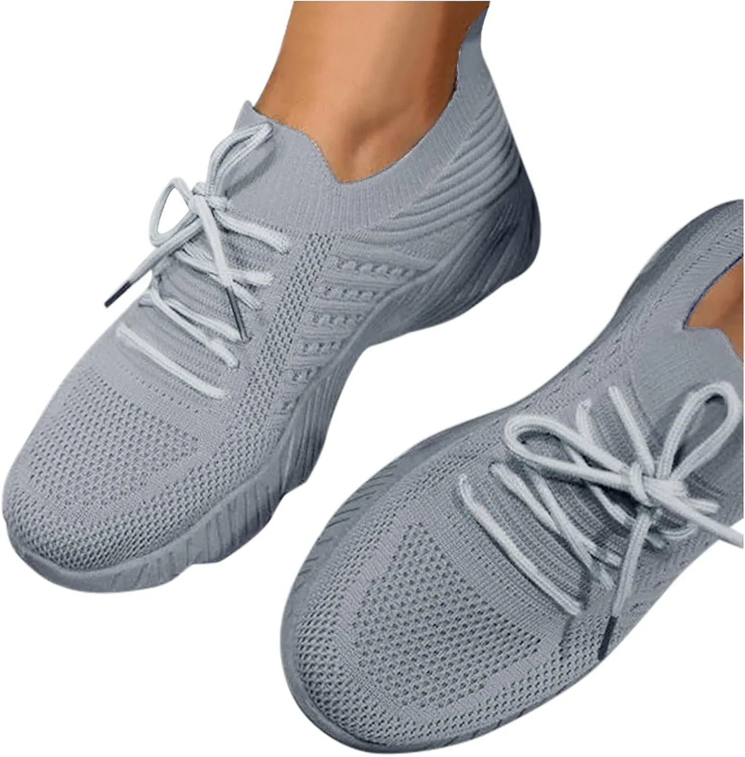 Women Walking Shoes Sock Sneakers Slip-On Breath Womens Running Shoes Casual Casual Shoes for Fall Fashion Sneakers 2025 Waterproof Tennis Shoe White Loafers