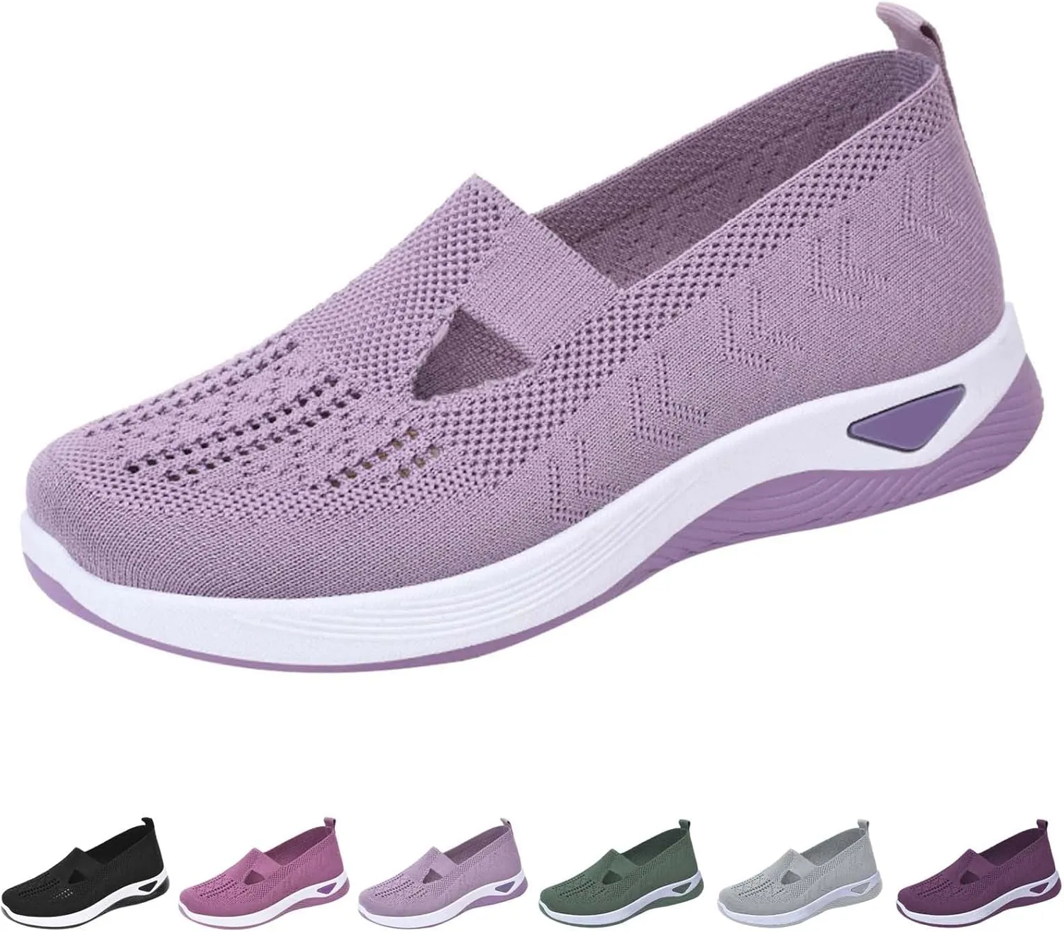 Women Walking Shoes Sock Sneakers Slip-On Breath Womens Running Shoes Winter Brown Casual Shoes White Platform Sneakers Tennis Shoe White Loafers