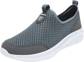 Women's Fashion Sneaker Mesh Slip On Black Non Slip Shoes for Women Comfortable Cheap Running Shoes Canvas Loafers Women Shoes Cute Sneakers for Women