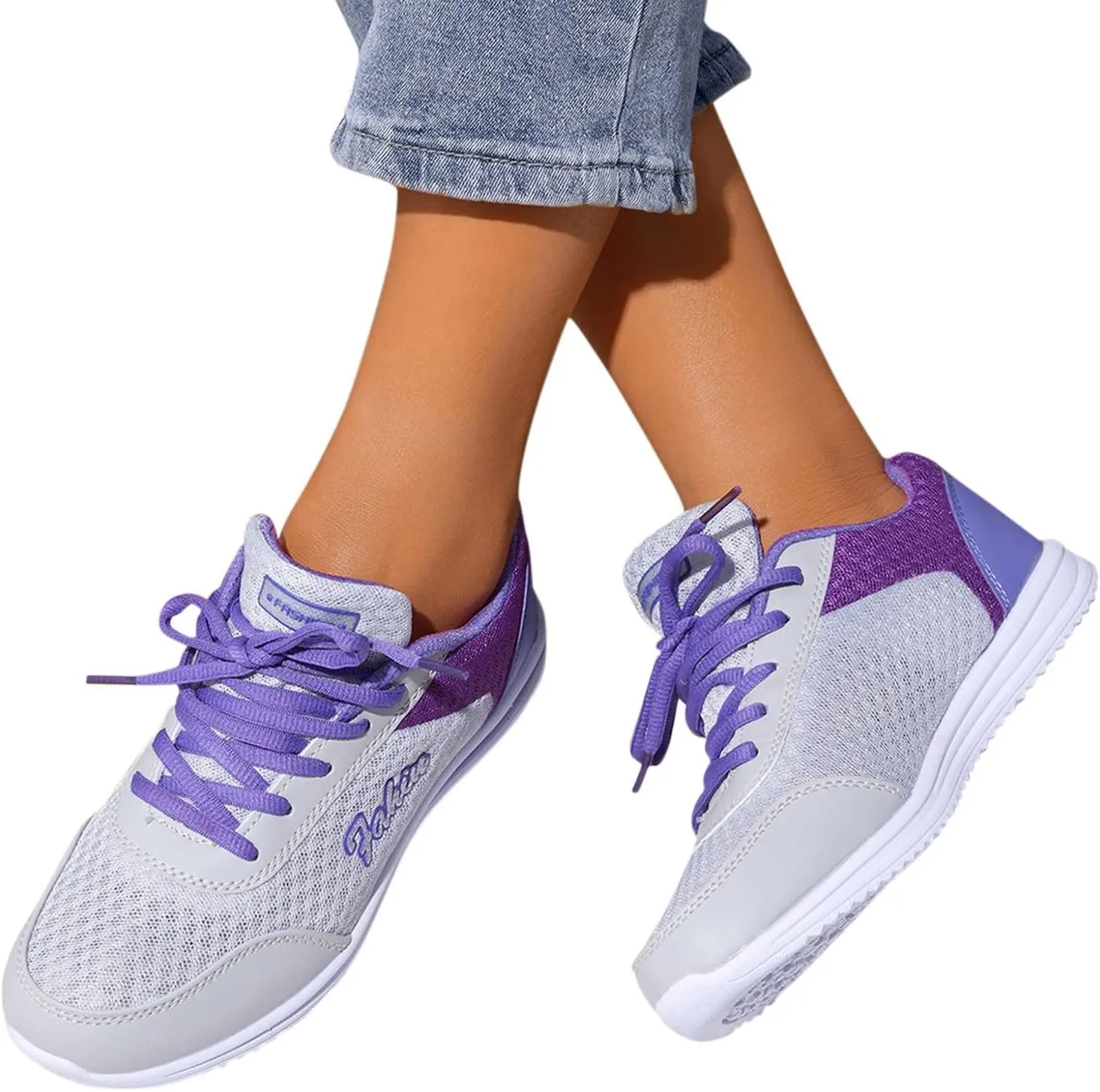 Women's Fashion Sneaker Mesh Slip On Black Non Slip Shoes for Women Comfortable Orange Tennis Shoes for Women Black Loafers Shoes Women Leather Sneakers