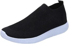 Women's Fashion Sneakers Lace Up Breathable Casual Waking Shoes Tennis Shoes Men Woman Loafers Shoes Slip On White Chunky Sneakers for Women